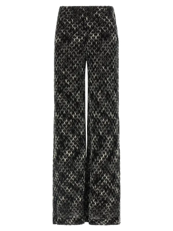 Flamed Lace Pants White/Black sold by Wanan Luxury