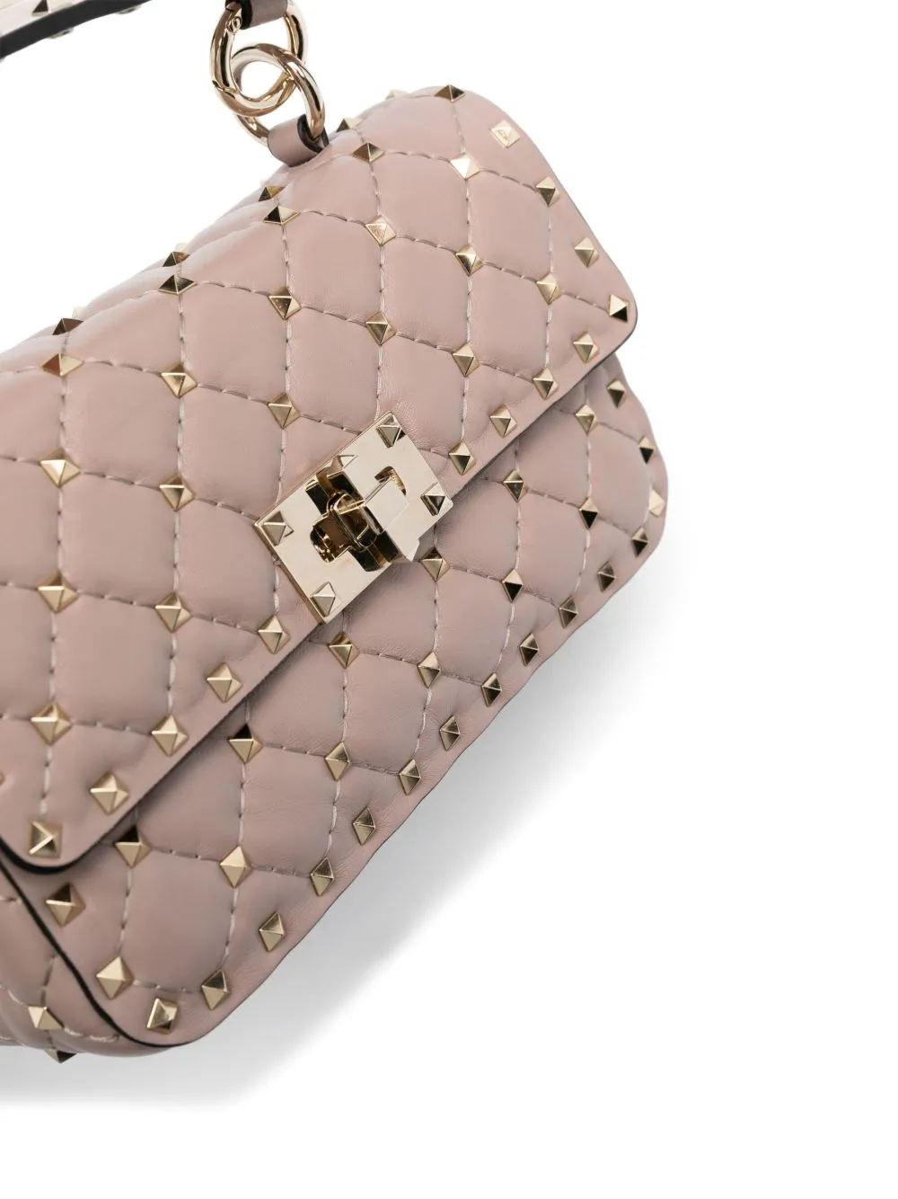 Spike Small Leather Shoulder Bag sold by Wanan Luxury product image thumbnail 4
