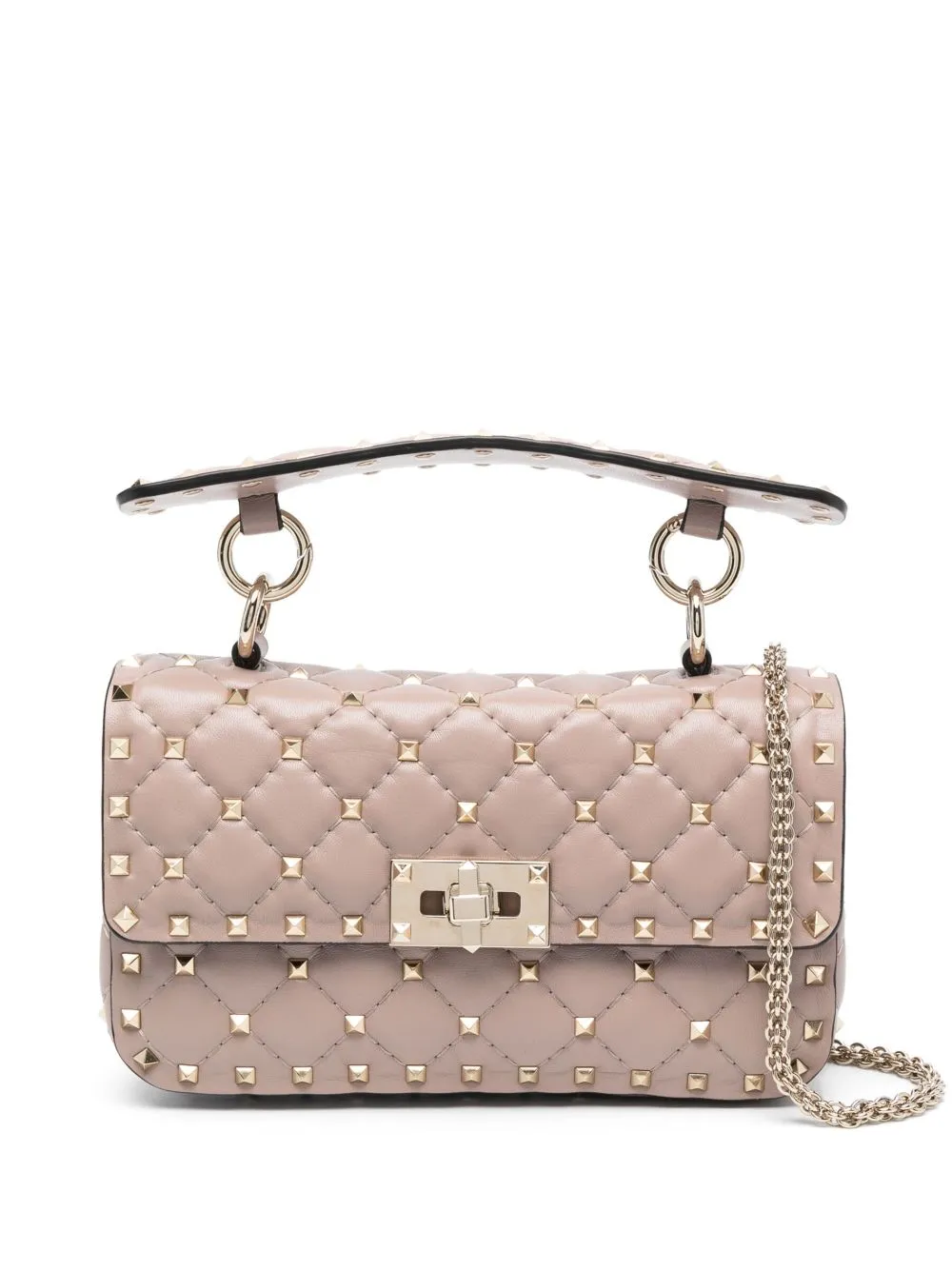 Spike Small Leather Shoulder Bag sold by Wanan Luxury