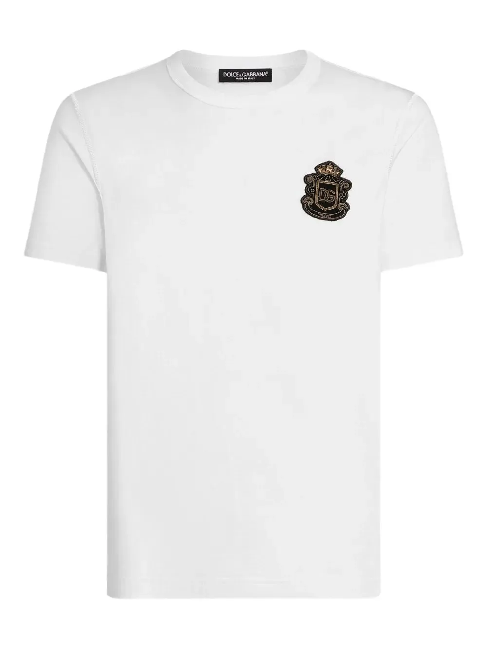 Cotton T-Shirt With Logo Crest sold by Wanan Luxury