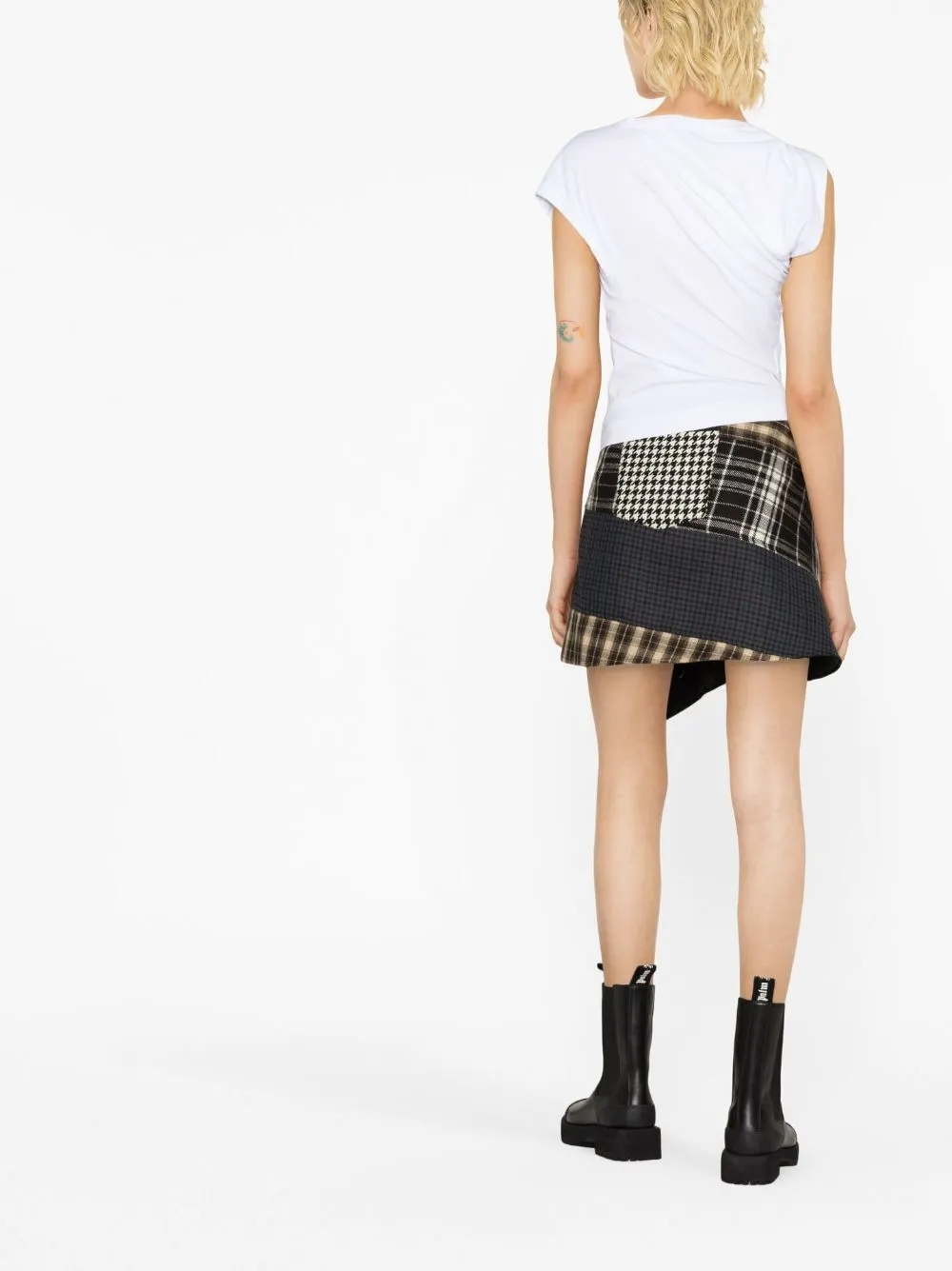 Hebo Draped Cotton Top sold by Wanan Luxury product image thumbnail 3