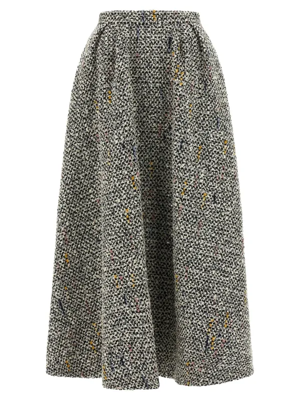 Tweed Skirt Skirts White sold by Wanan Luxury