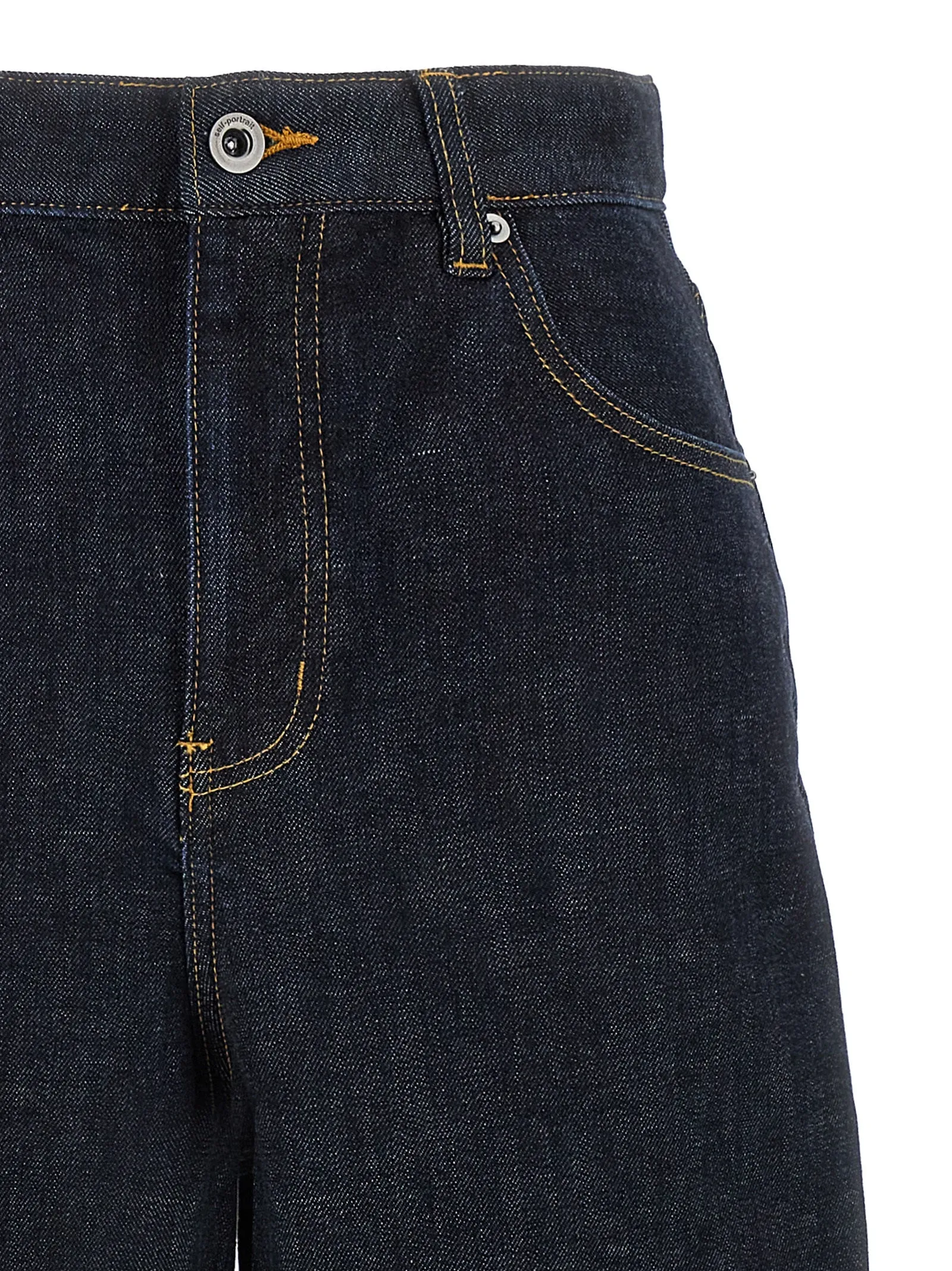 Indigo Barrel Leg Jeans Blue sold by Wanan Luxury product image thumbnail 3