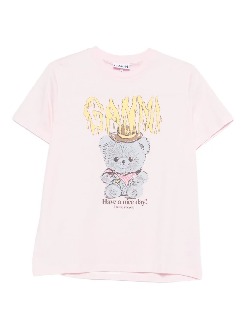 Cowboy Bear Organic Cotton T-Shirt sold by Wanan Luxury