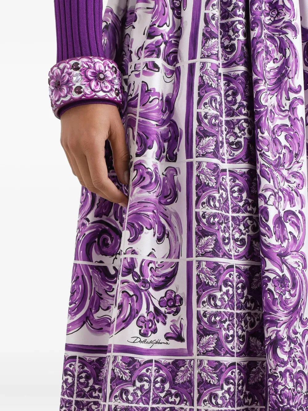 Silk Midi Skirt sold by Wanan Luxury product image thumbnail 3