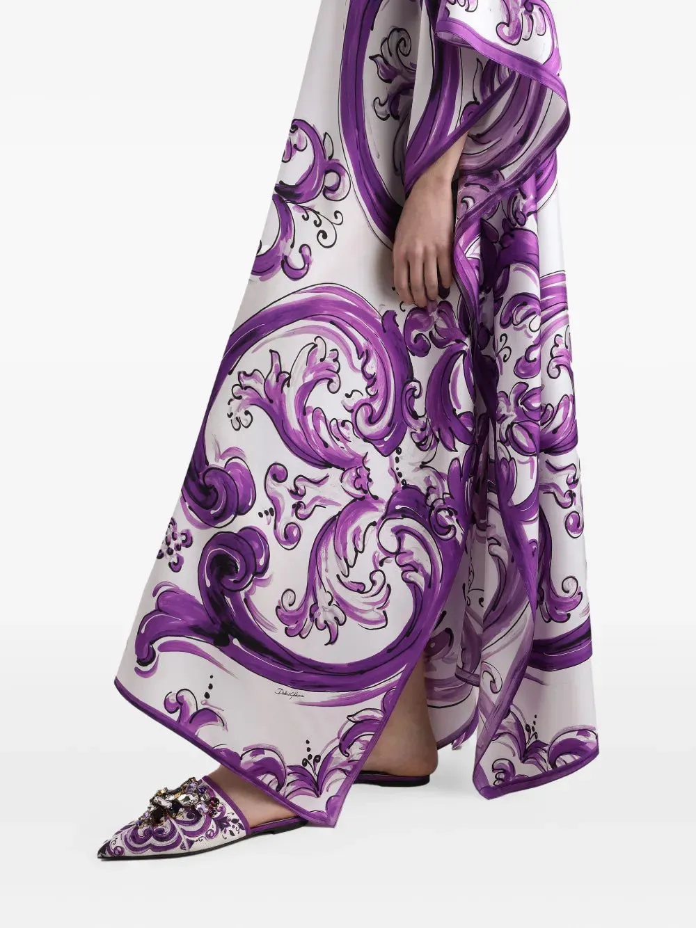Majolica Print Dress sold by Wanan Luxury product image thumbnail 5