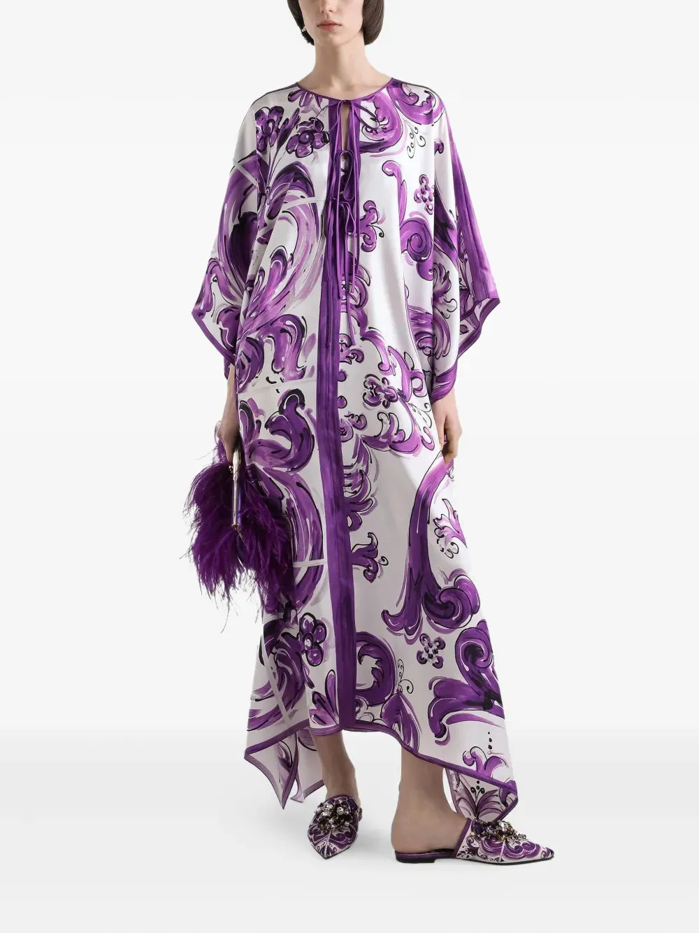 Majolica Print Dress sold by Wanan Luxury product image thumbnail 2