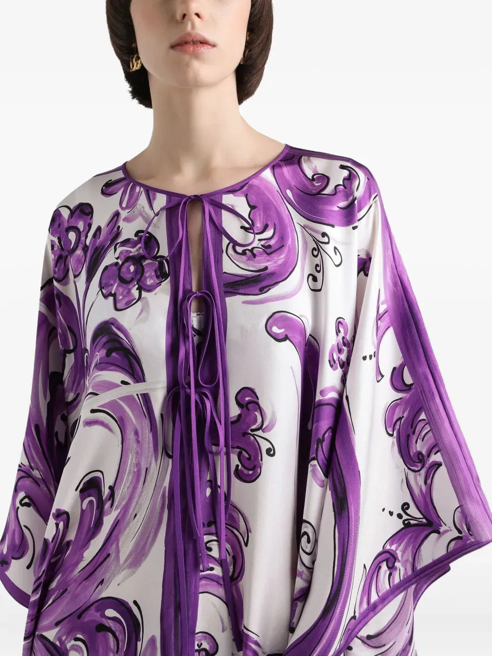 Majolica Print Dress sold by Wanan Luxury product image thumbnail 3