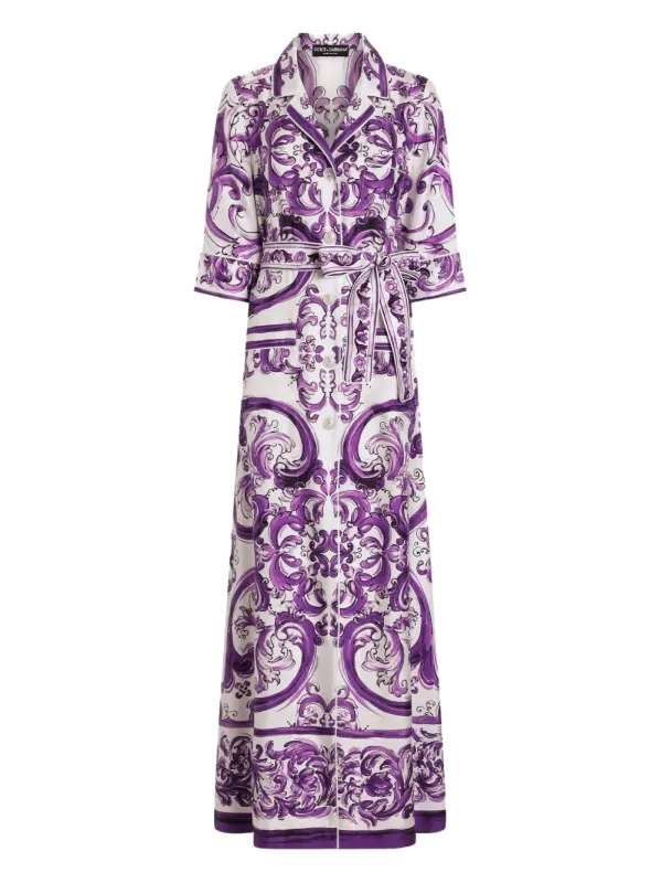 Printed Midi Dress sold by Wanan Luxury