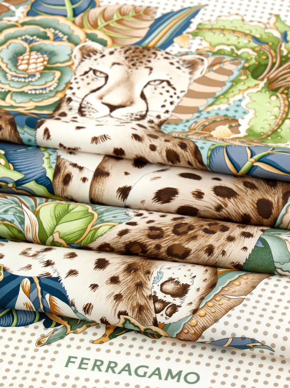 Printed Silk Foulard sold by Wanan Luxury product image thumbnail 2