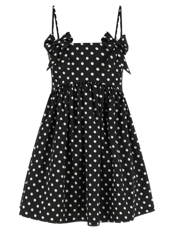 Polka Dot Skirts Black sold by Wanan Luxury