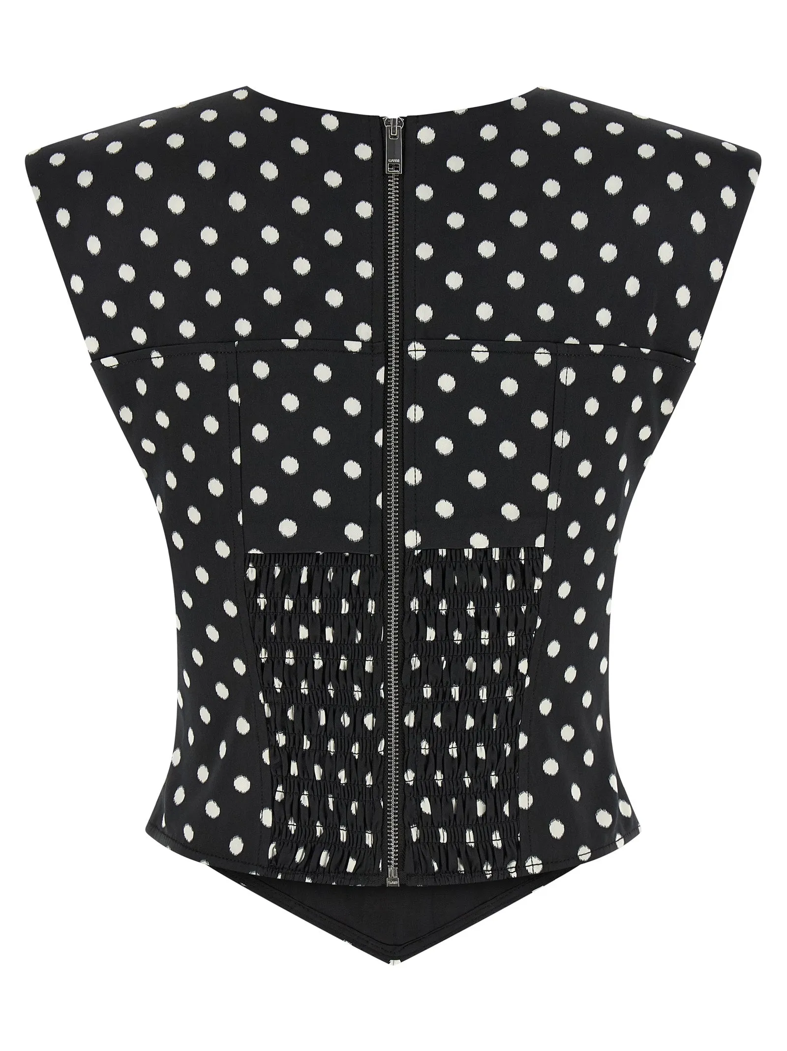 Polka Dot Tops Black sold by Wanan Luxury product image thumbnail 2