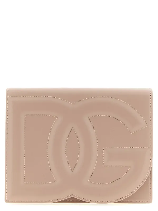 Dg Logo Crossbody Handbag Crossbody Bags Pink sold by Wanan Luxury