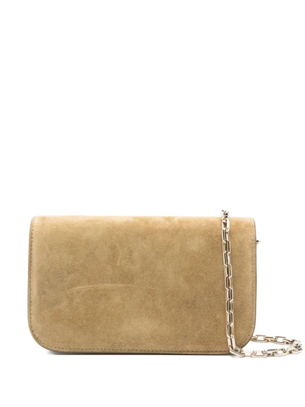 Paloma Suede Leather Clutch sold by Wanan Luxury