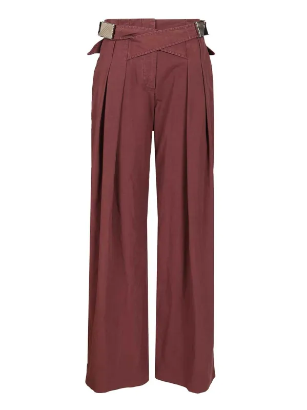 Canvas Trousers Violet sold by Wanan Luxury