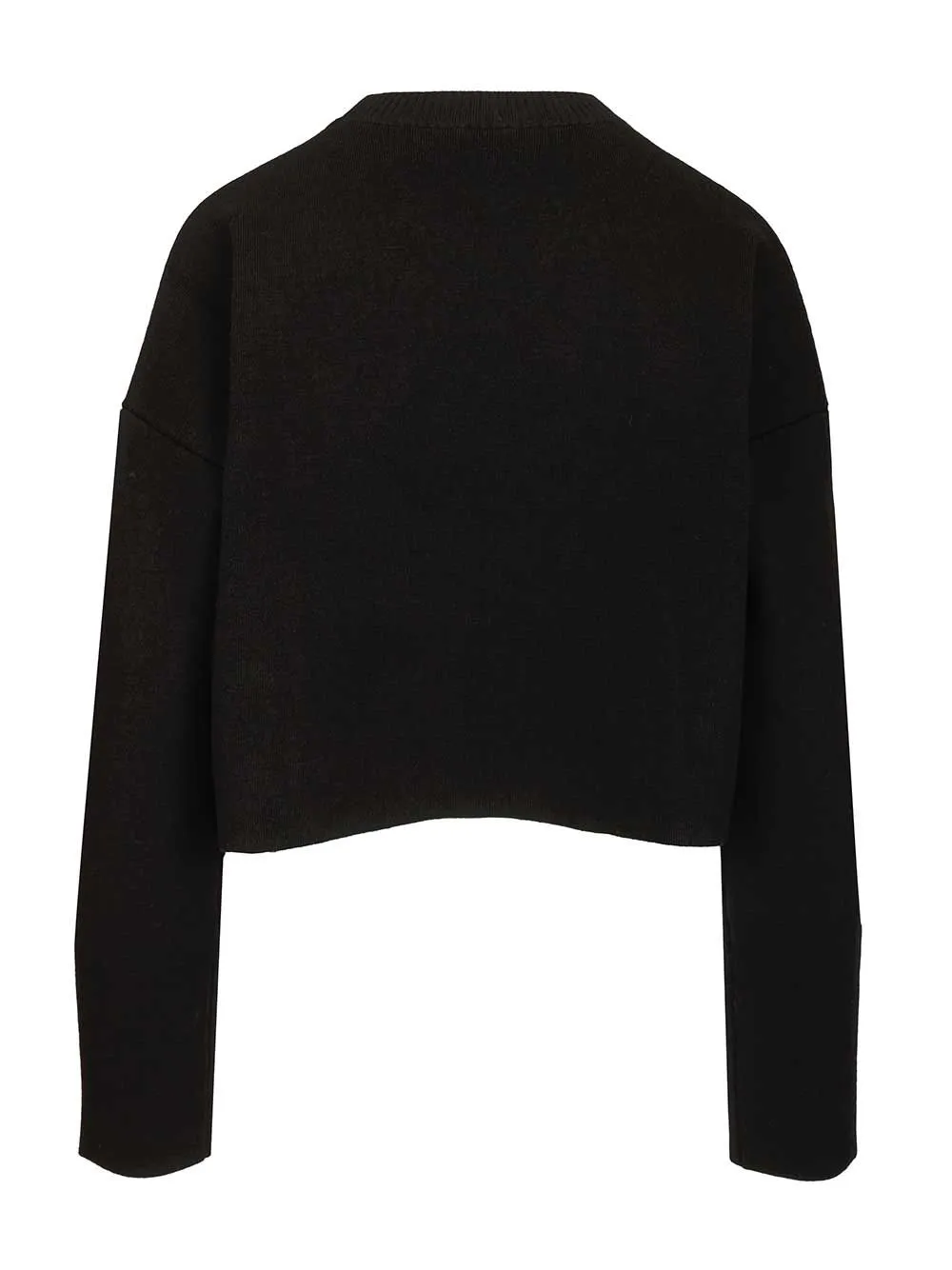 Wool Blend Sweater Sweatshirts Black sold by Wanan Luxury product image thumbnail 2