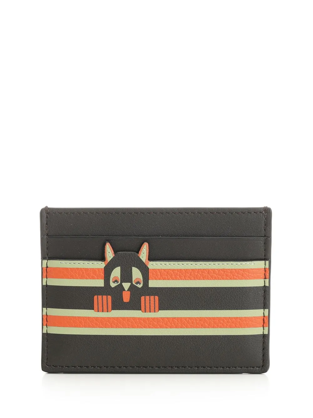 Futurist Cat Card Holder Wallets Multicolor sold by Wanan Luxury