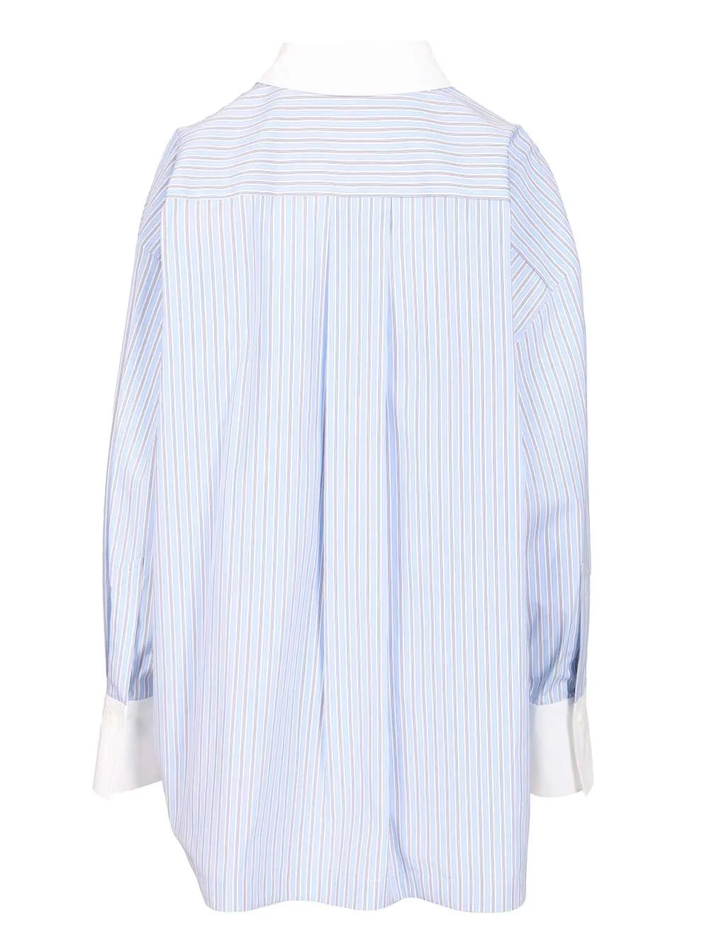 Striped Cotton Shirt Shirts Light Blue sold by Wanan Luxury product image thumbnail 2