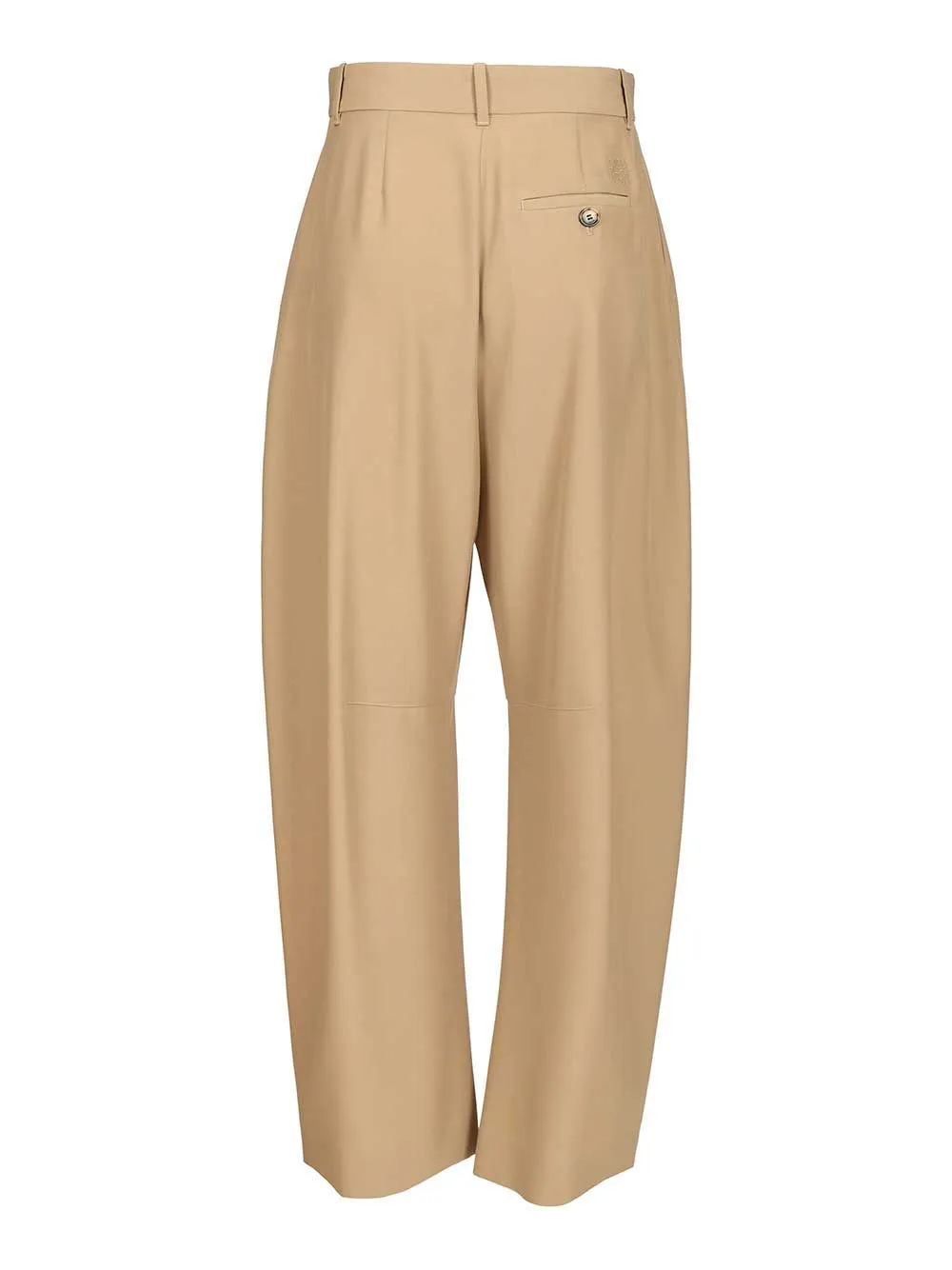 Barrel Trousers Beige sold by Wanan Luxury product image thumbnail 2