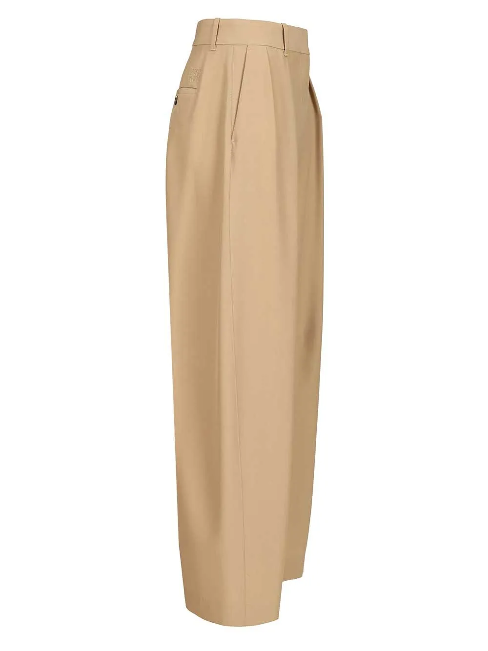 Barrel Trousers Beige sold by Wanan Luxury product image thumbnail 3