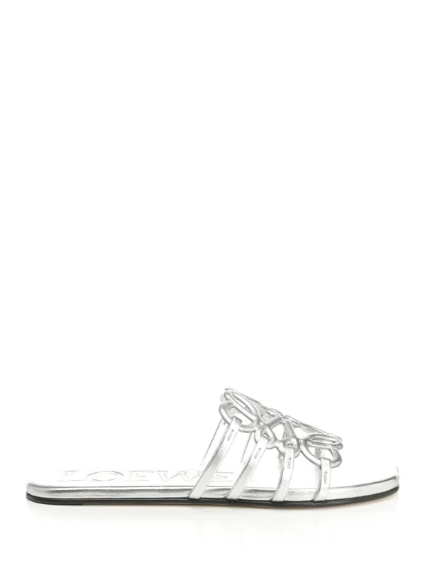 Petal Anagram Scarpe Basse Silver sold by Wanan Luxury
