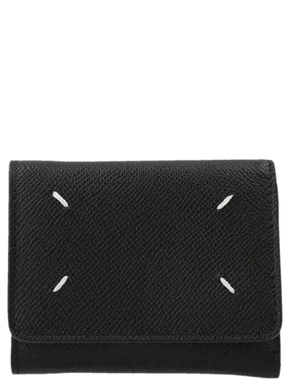 Stitching Wallets And Card Holders Black sold by Wanan Luxury