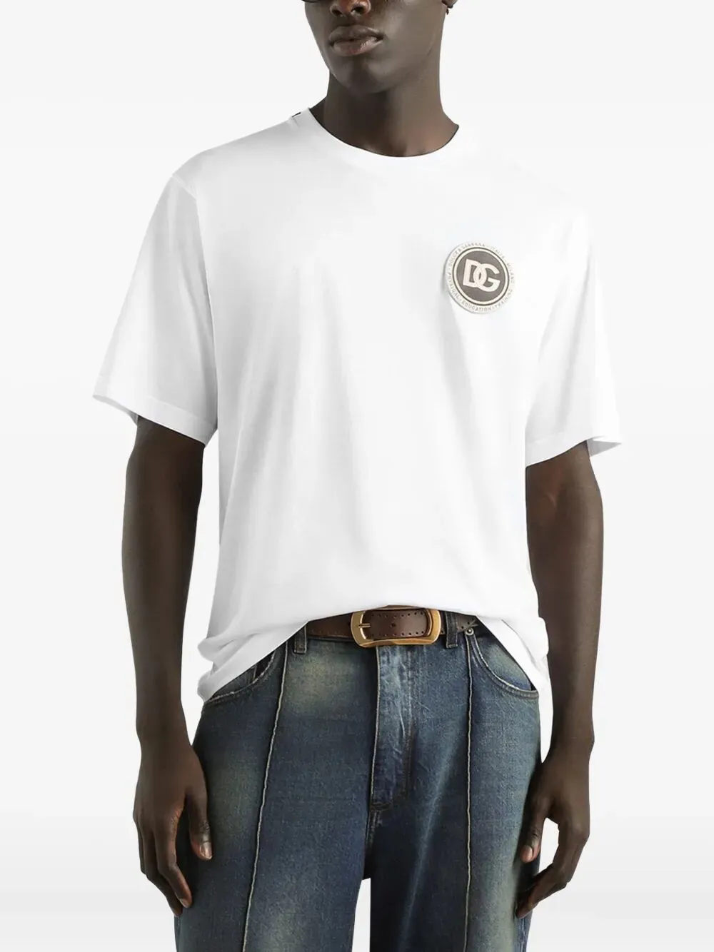 Cotton T-Shirt With Patch sold by Wanan Luxury product image thumbnail 4
