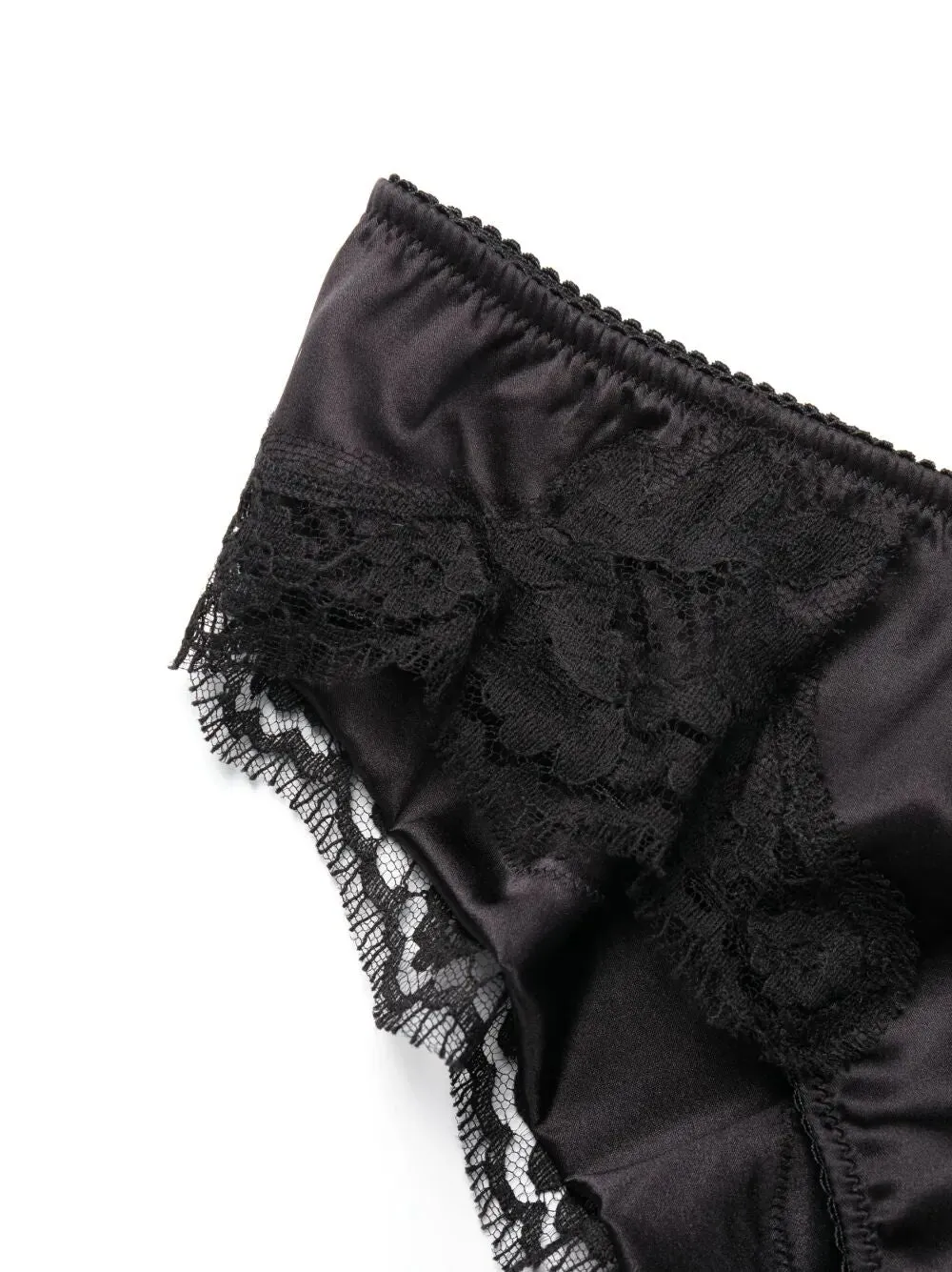 Satin Briefs With Lace Detailing sold by Wanan Luxury product image thumbnail 3