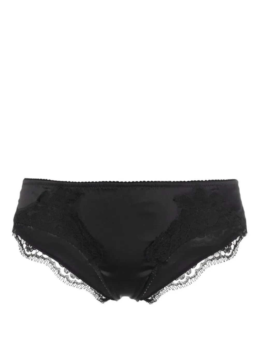 Satin Briefs With Lace Detailing sold by Wanan Luxury