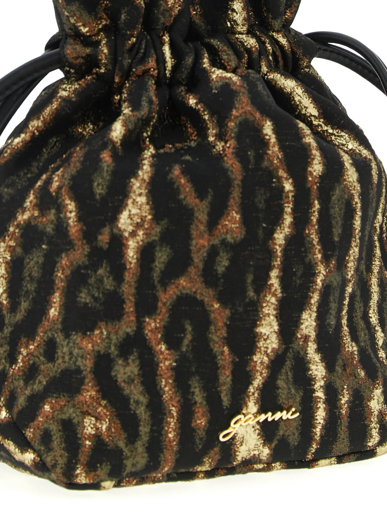 Metallic Bou Bucket Clutch Brown sold by Wanan Luxury product image thumbnail 3