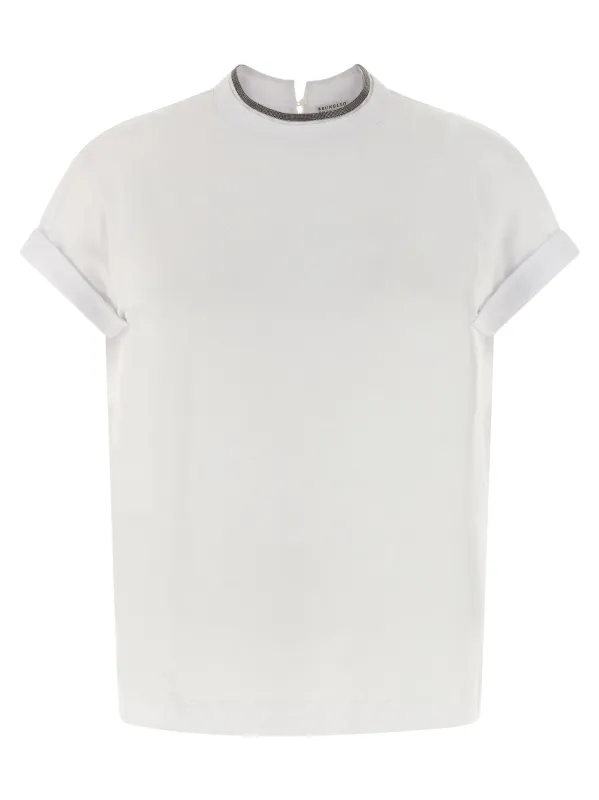 Monile T-Shirt White made by Brunello Cucinelli