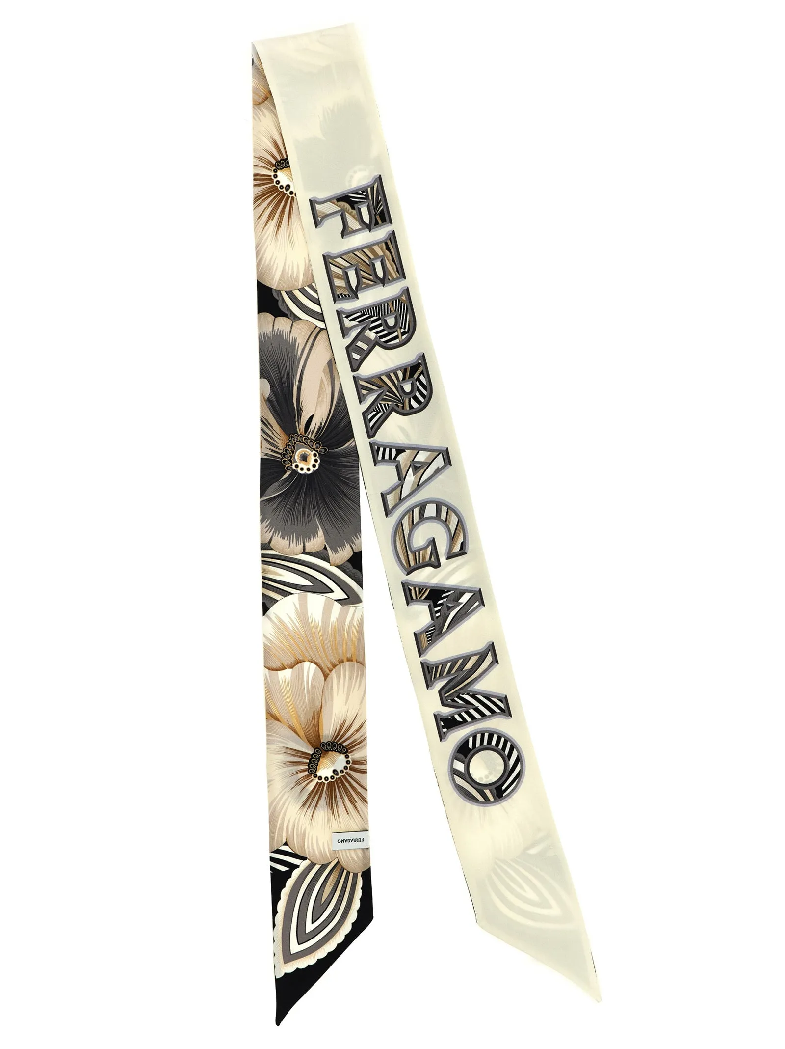 Brezza Scarves And Foulards White/Black sold by Wanan Luxury