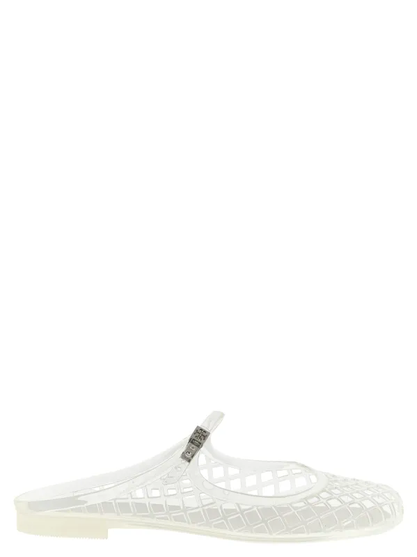Mello Mary Jane Jelly Flat Shoes White sold by Wanan Luxury