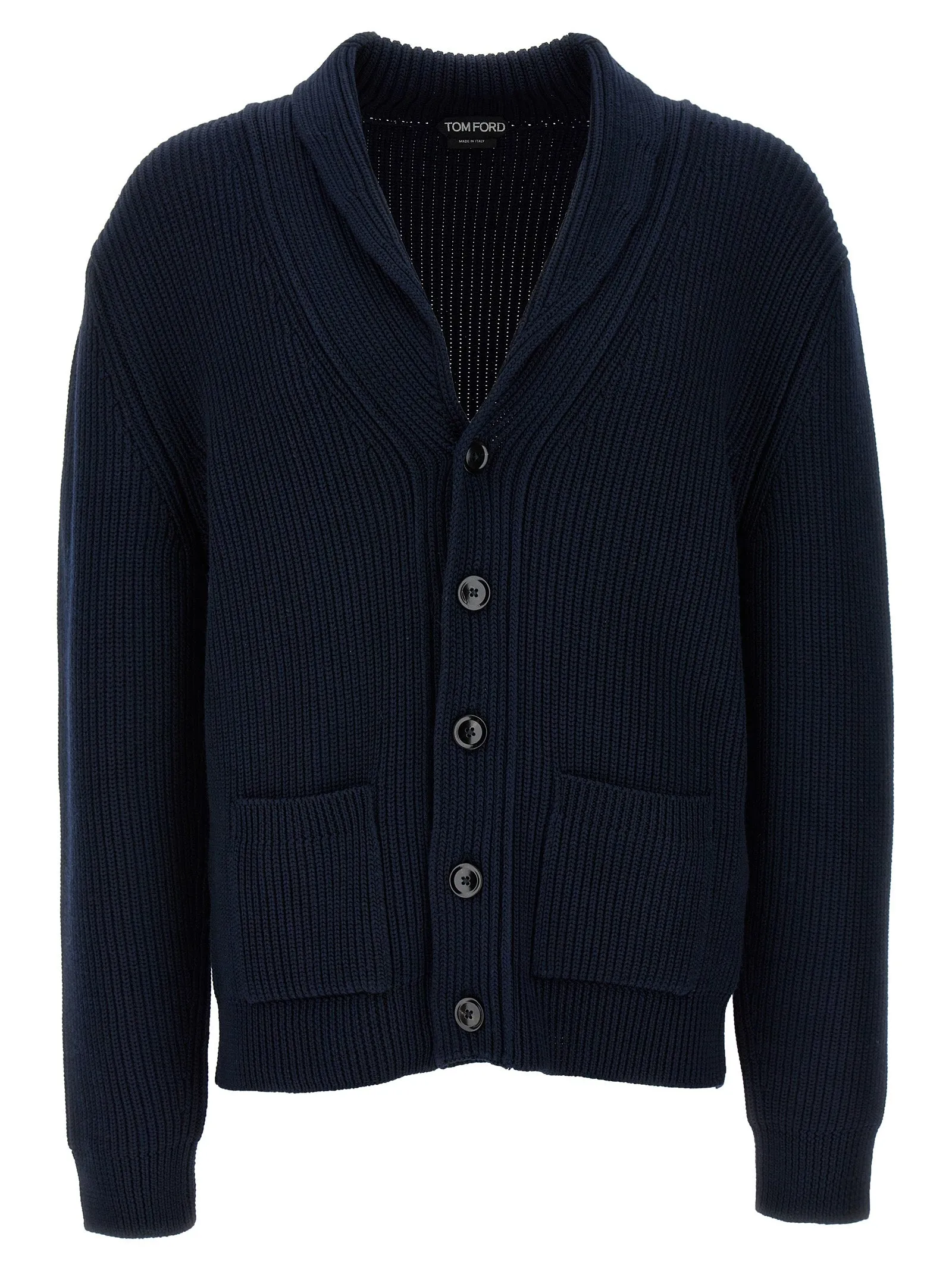 Silk Cardigan Sweaters And Cardigans Blue sold by Wanan Luxury