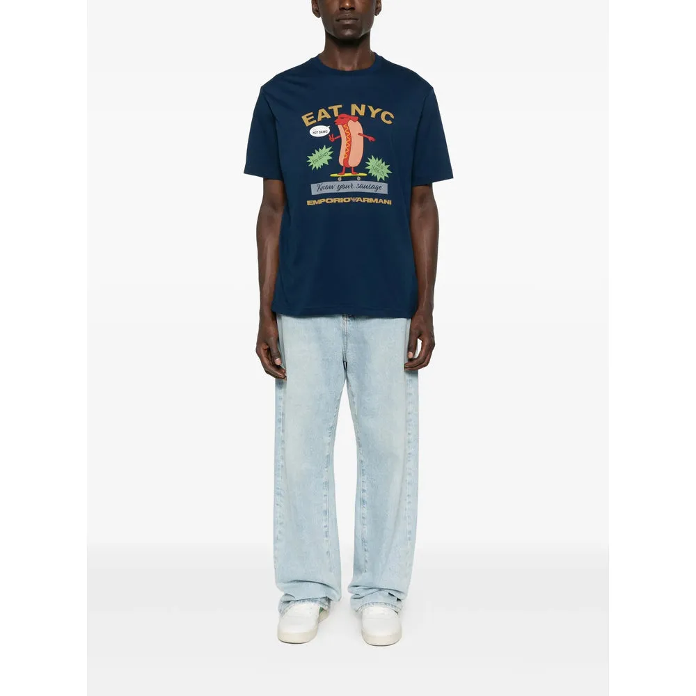 T Shirts Blue sold by Wanan Luxury product image thumbnail 2