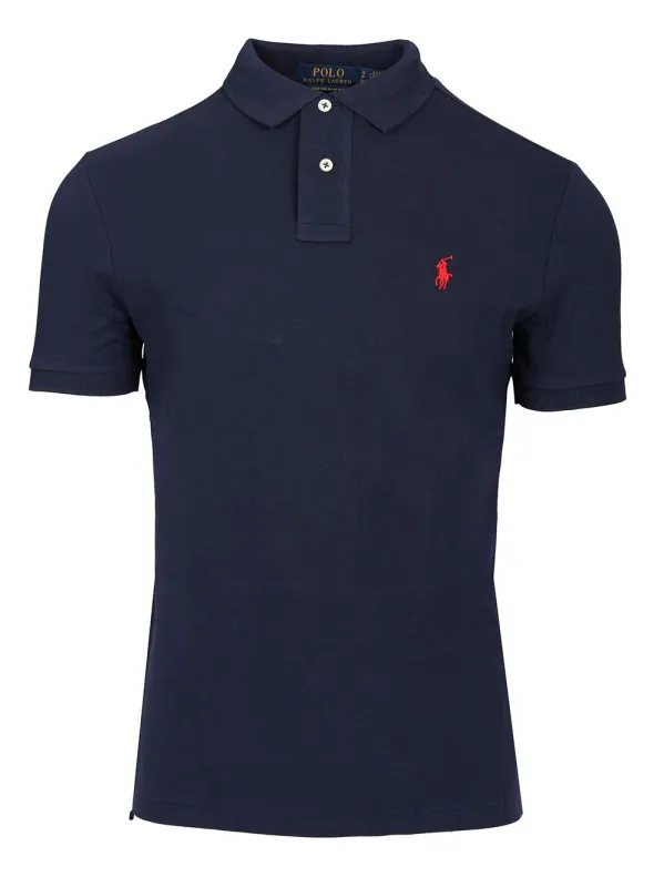 Cotton Polo Polo Shirt Blue sold by Wanan Luxury