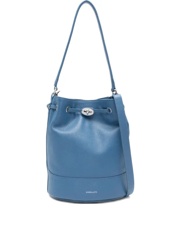 Monda' Daily Small Leather Bucket Bag sold by Wanan Luxury