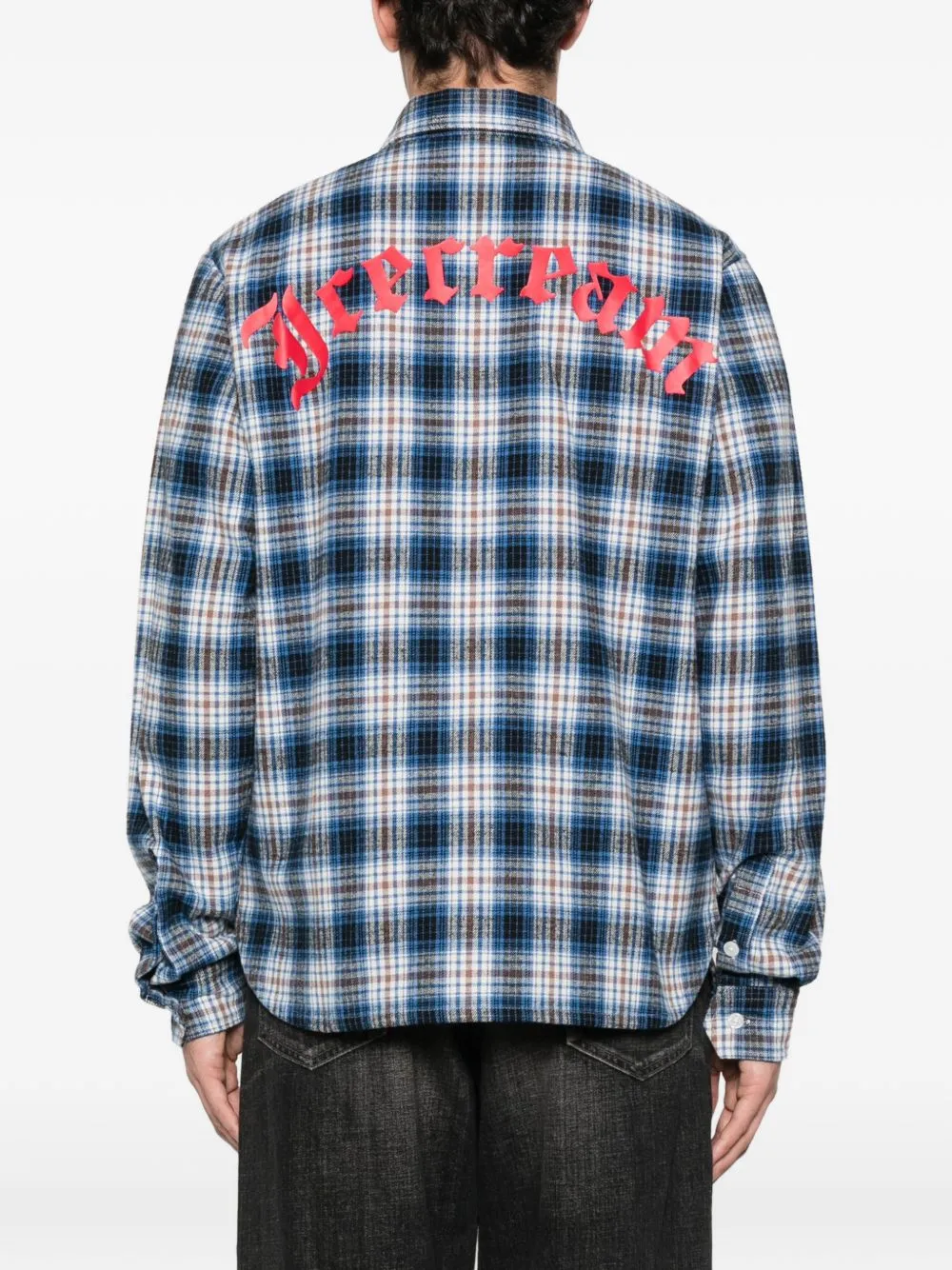 Checked Cotton Shirt sold by Wanan Luxury product image thumbnail 4