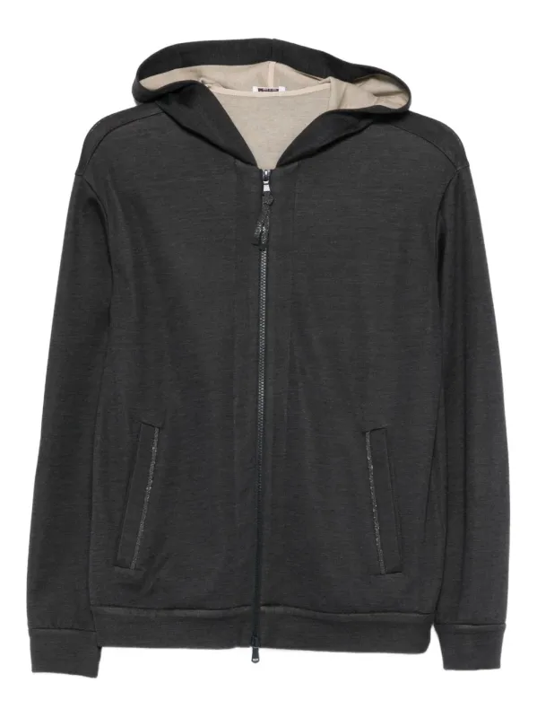 Cotton And Silk Blend Hoodie sold by Wanan Luxury