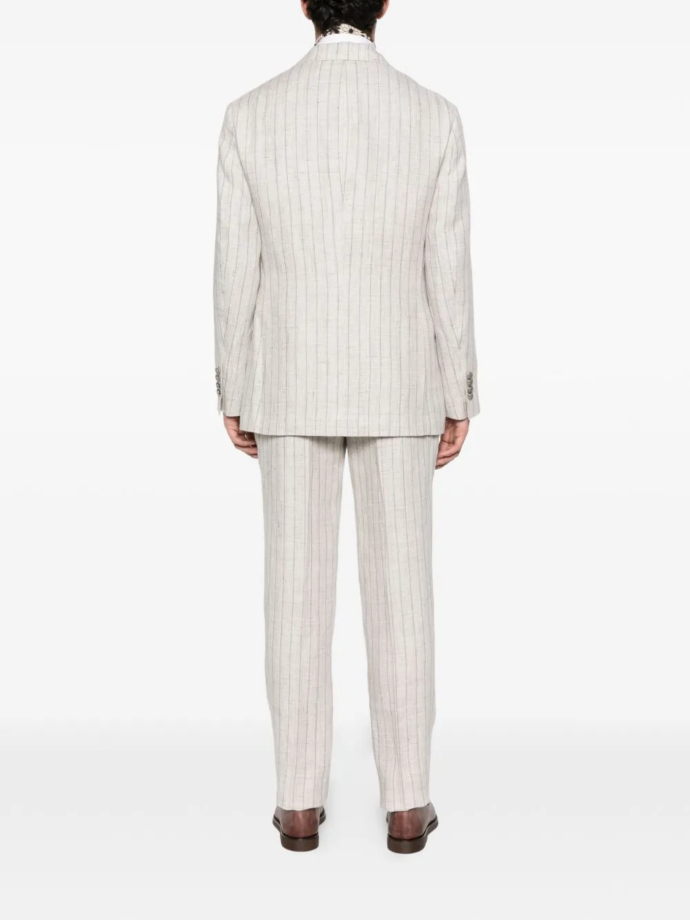 Linen Double-Breasted Suit sold by Wanan Luxury product image thumbnail 5