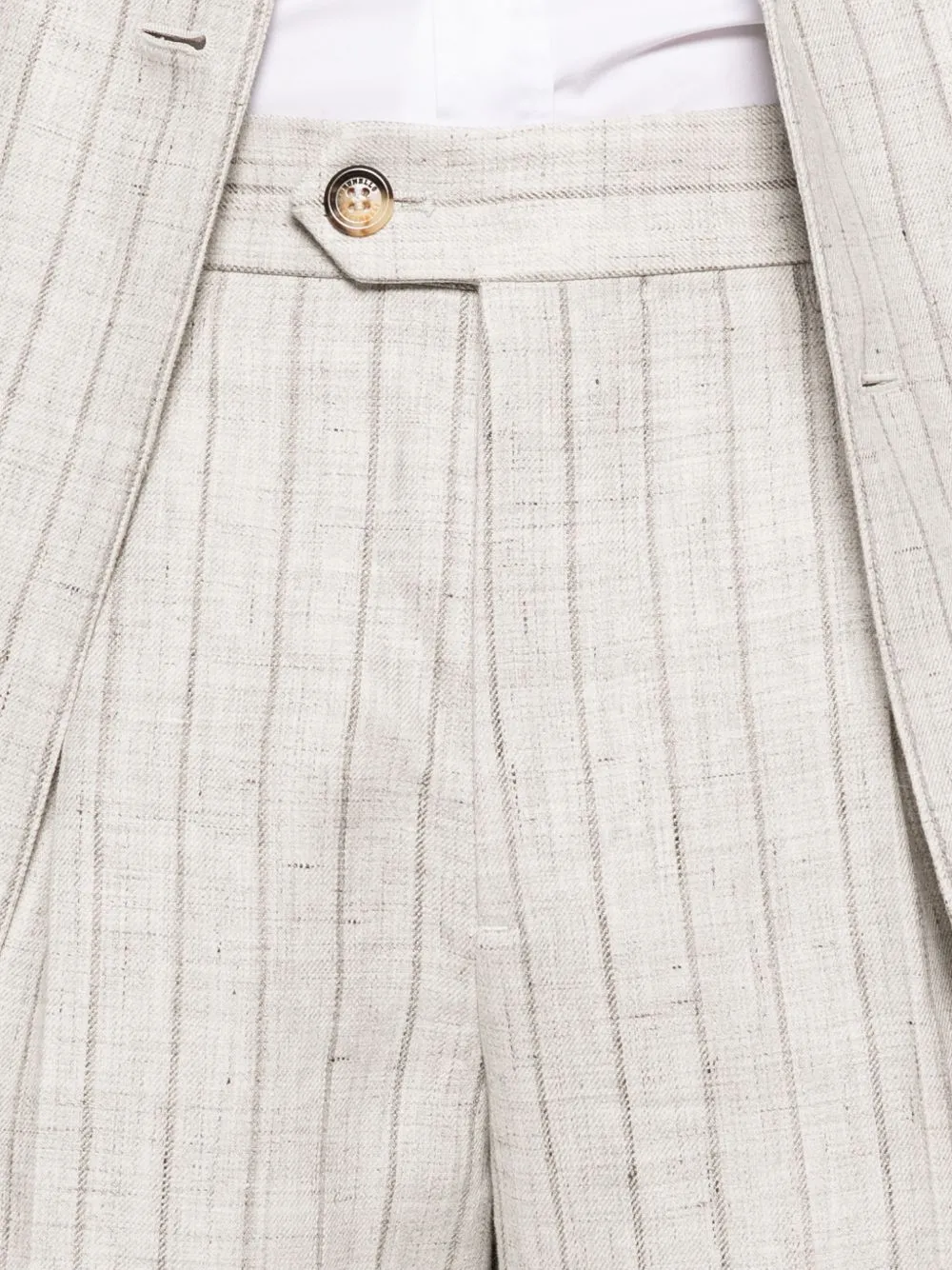 Linen Double-Breasted Suit sold by Wanan Luxury product image thumbnail 2