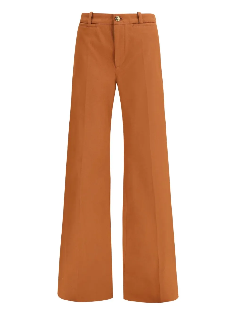 Canvas Wide-Leg Trousers sold by Wanan Luxury