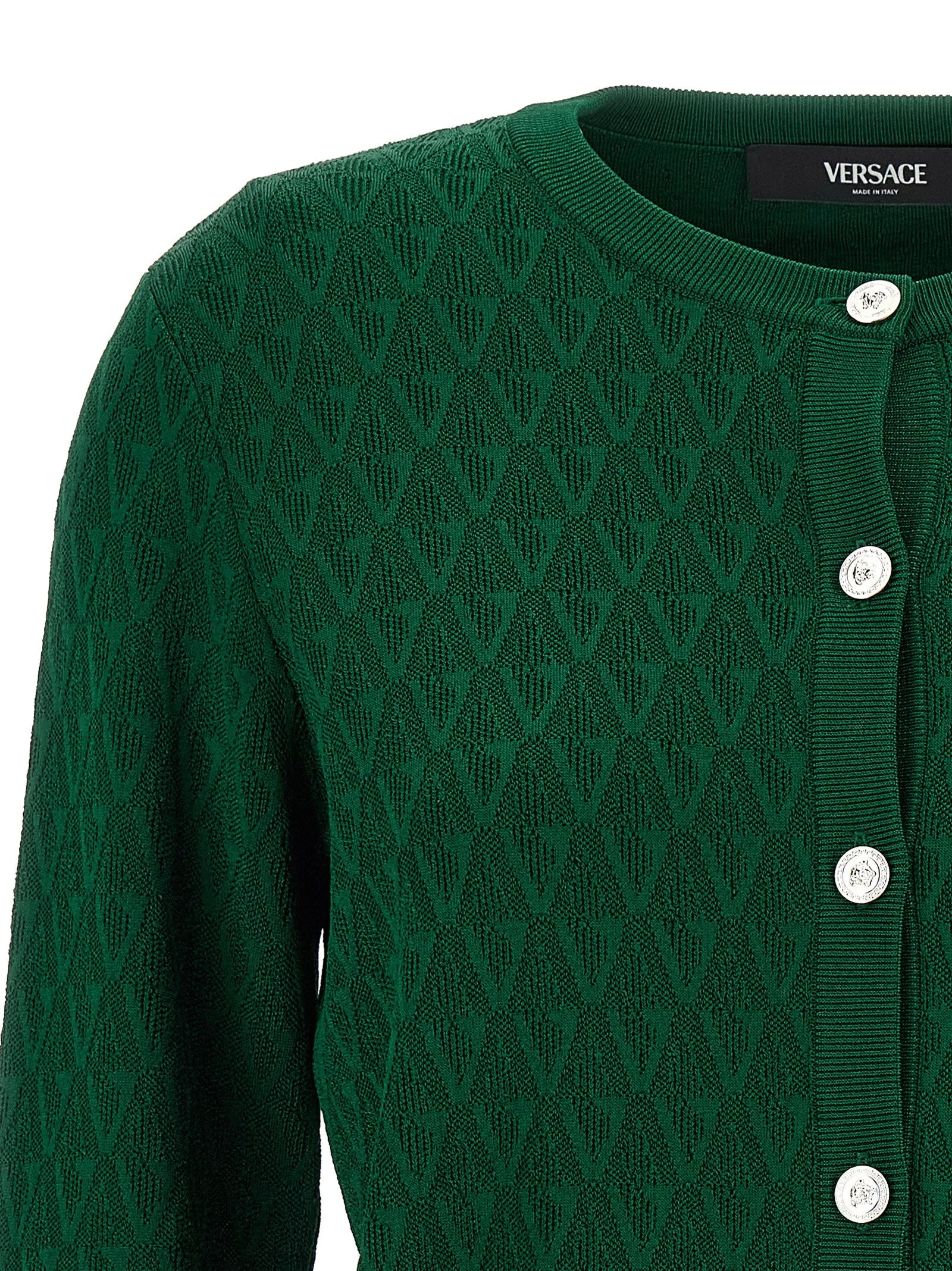 Cardigan Pattern V Sweaters And Cardigans Green sold by Wanan Luxury product image thumbnail 3