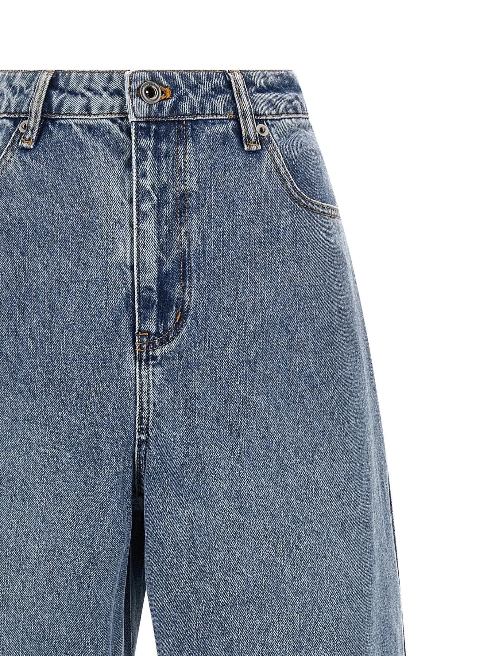 Blue Barrel Leg Jeans Blue sold by Wanan Luxury product image thumbnail 3