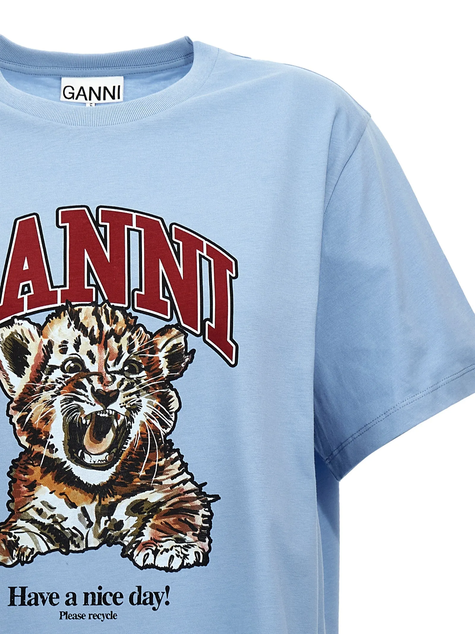 Tiger T-Shirt Light Blue sold by Wanan Luxury product image thumbnail 3