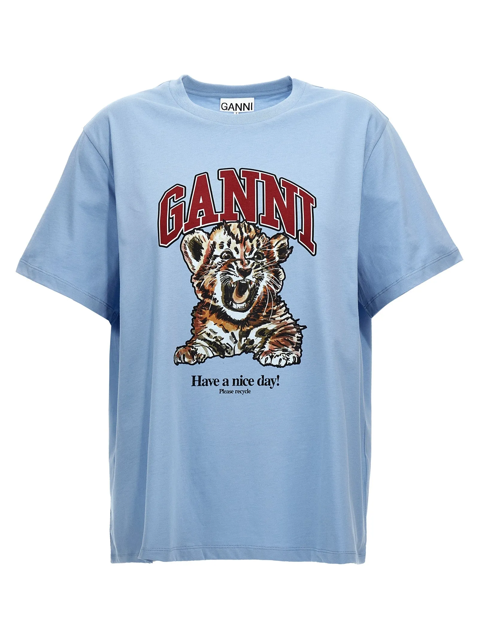 Tiger T-Shirt Light Blue sold by Wanan Luxury