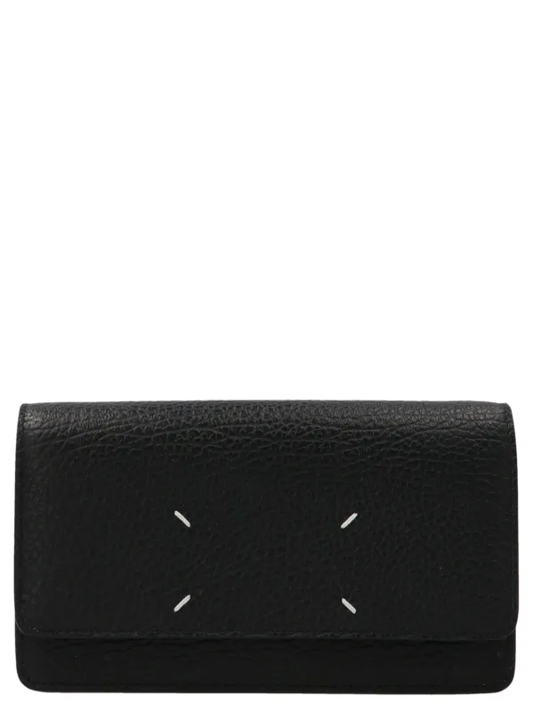 Logo Chain Wallet Wallets And Card Holders Black sold by Wanan Luxury