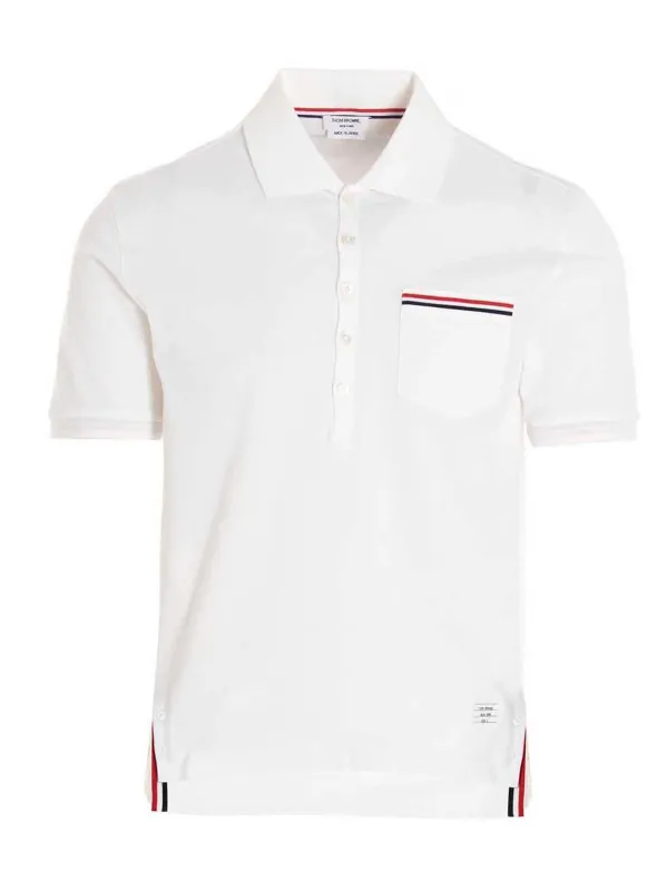 Rwb Shirt Polo White made by Thom Browne