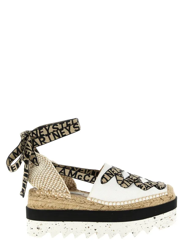 Gaia Wedges Beige made by Stella McCartney