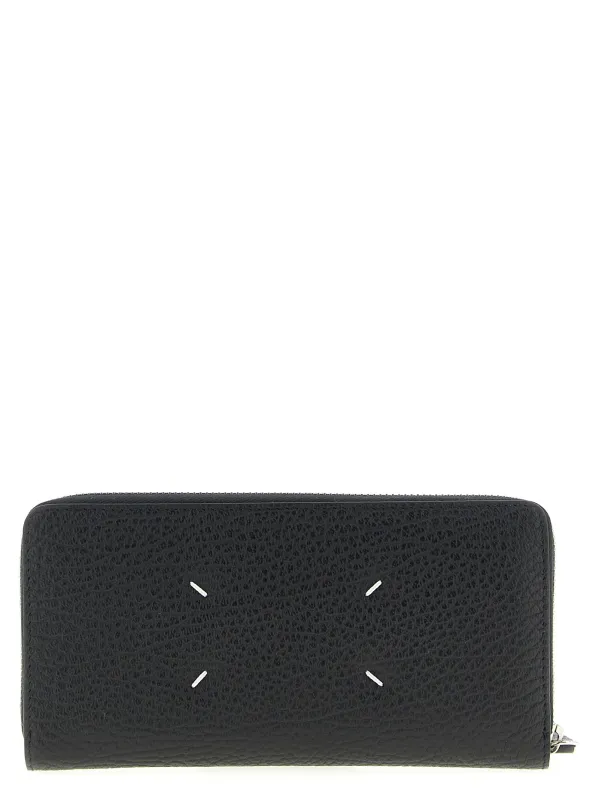 Stitching Logo Wallet Wallets And Card Holders Black sold by Wanan Luxury